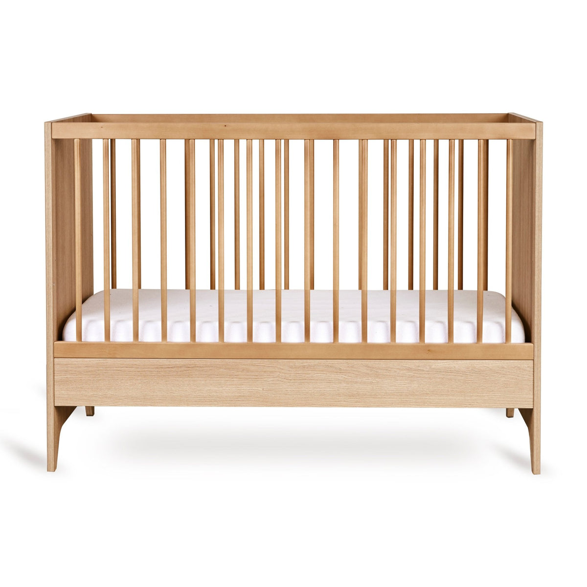 Babybett Tsugi - Honey Ash 120x70cm (inkl. Rausfallschutz) - little something