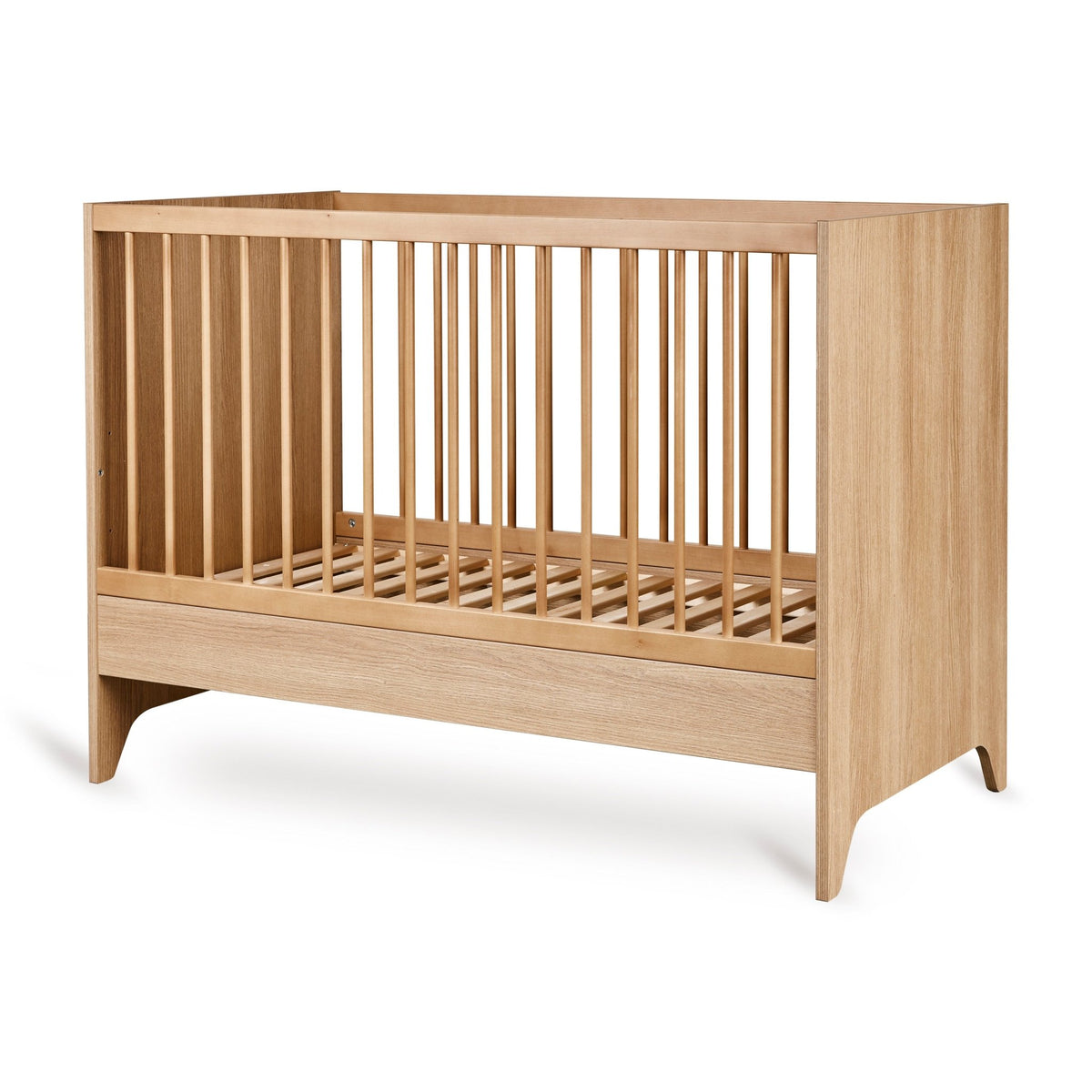 Babybett Tsugi - Honey Ash 120x70cm (inkl. Rausfallschutz) - little something