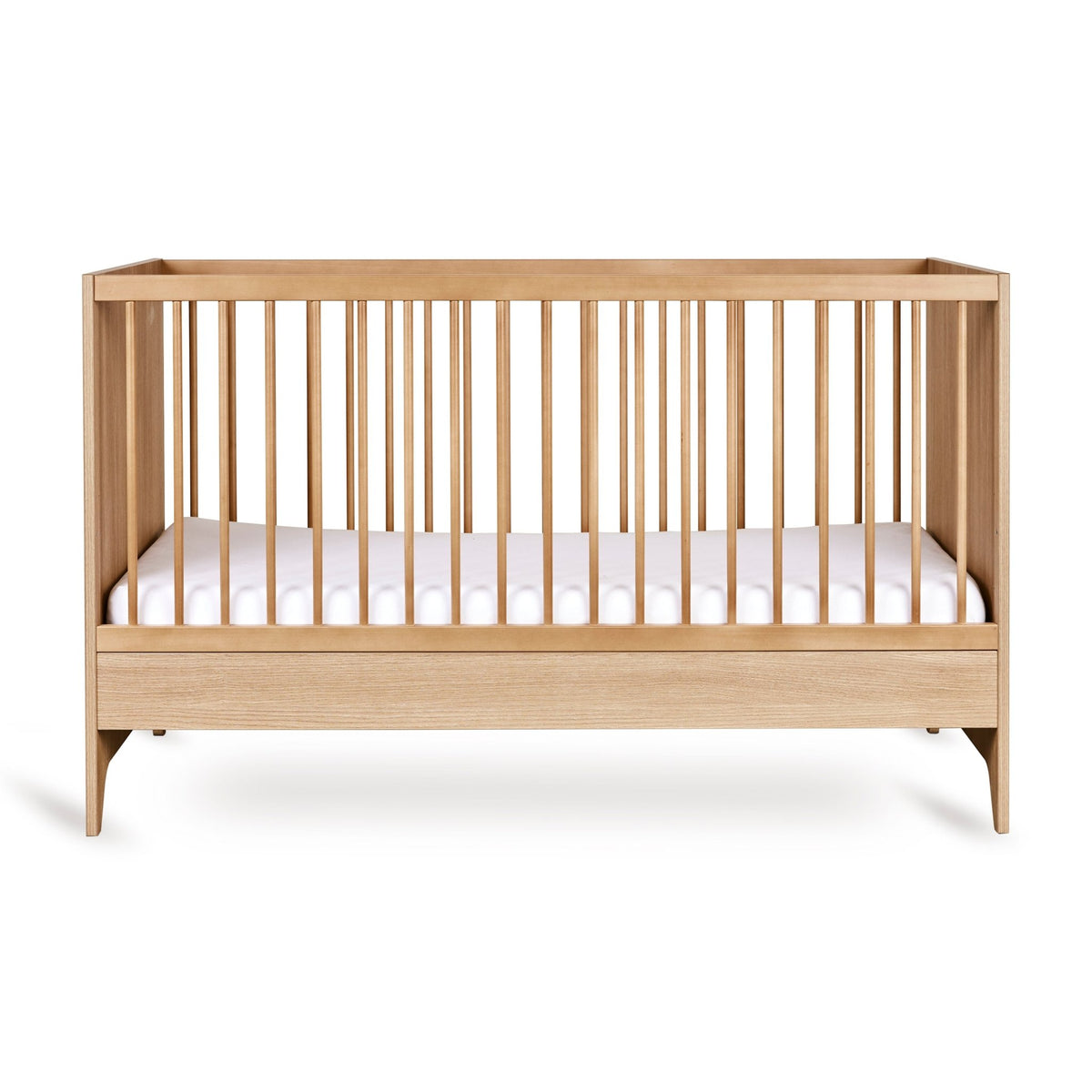 Babybett Tsugi - Honey Ash 140x70cm (inkl. Umbaumöglichkeit in ein Kinderbett 140x70cm) - little something