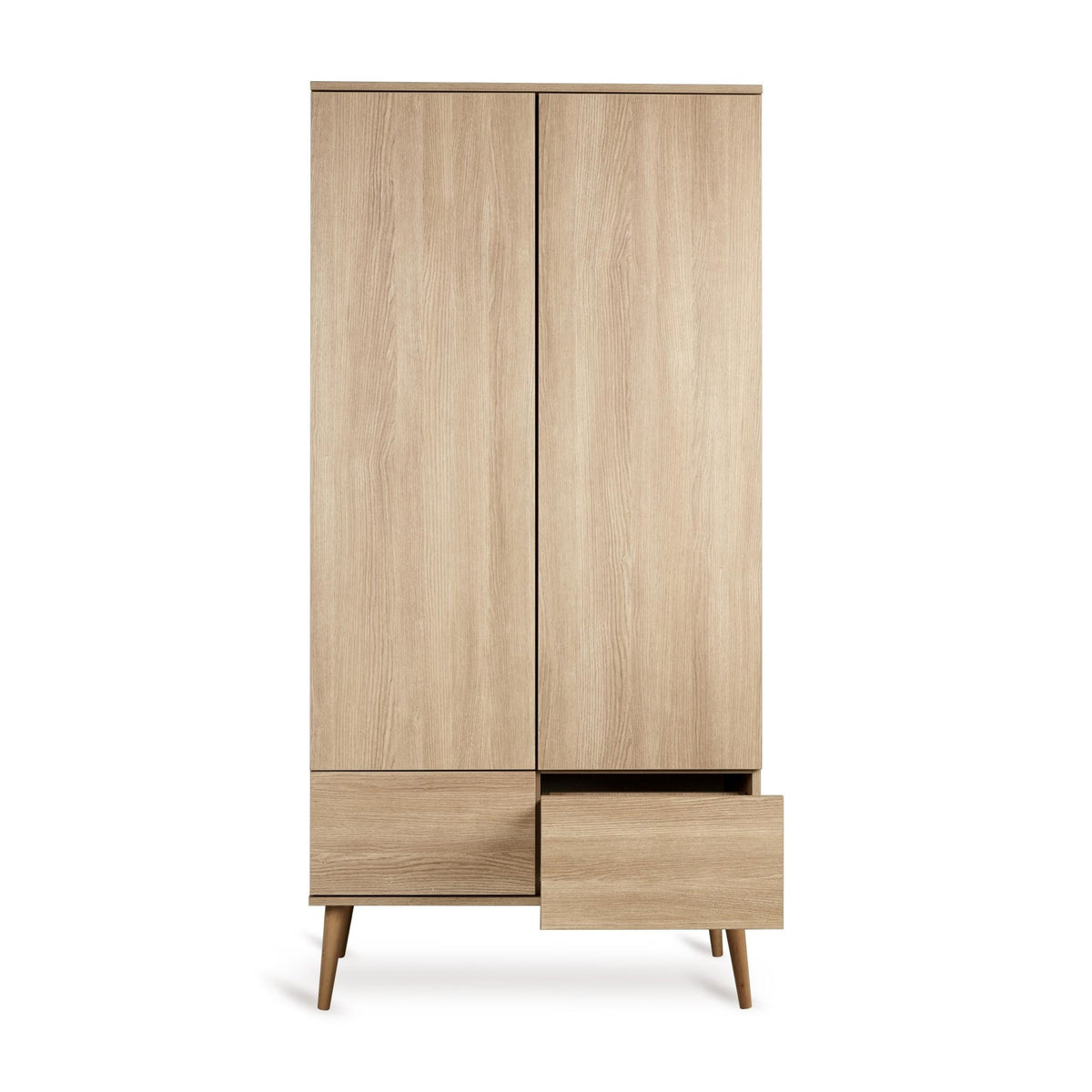 Kleiderschrank 2 - türig Flow - Honey Ash - little something