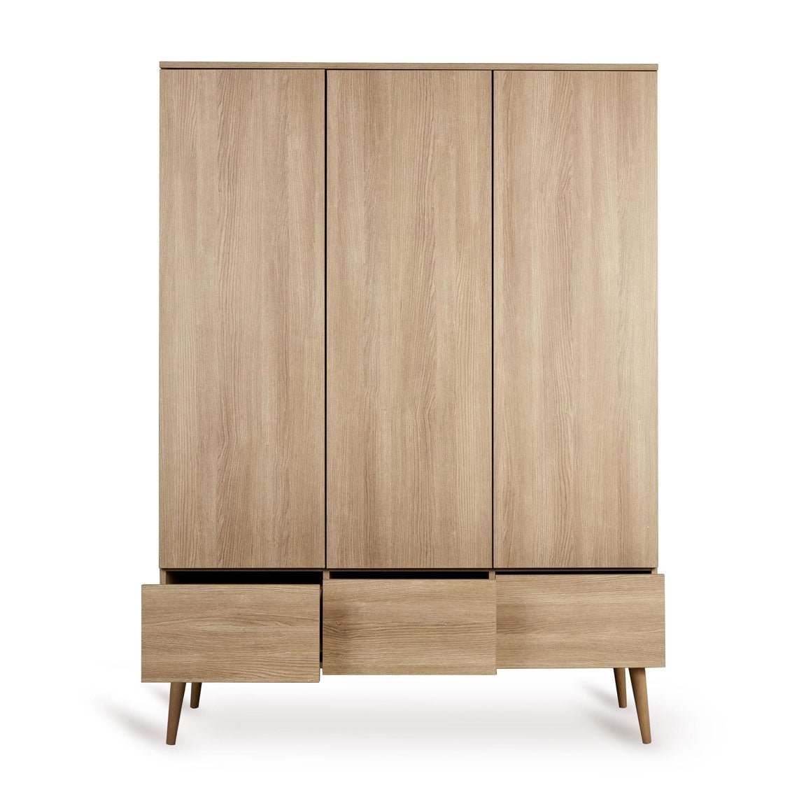 Kleiderschrank 3 - türig Flow - Honey Ash - little something