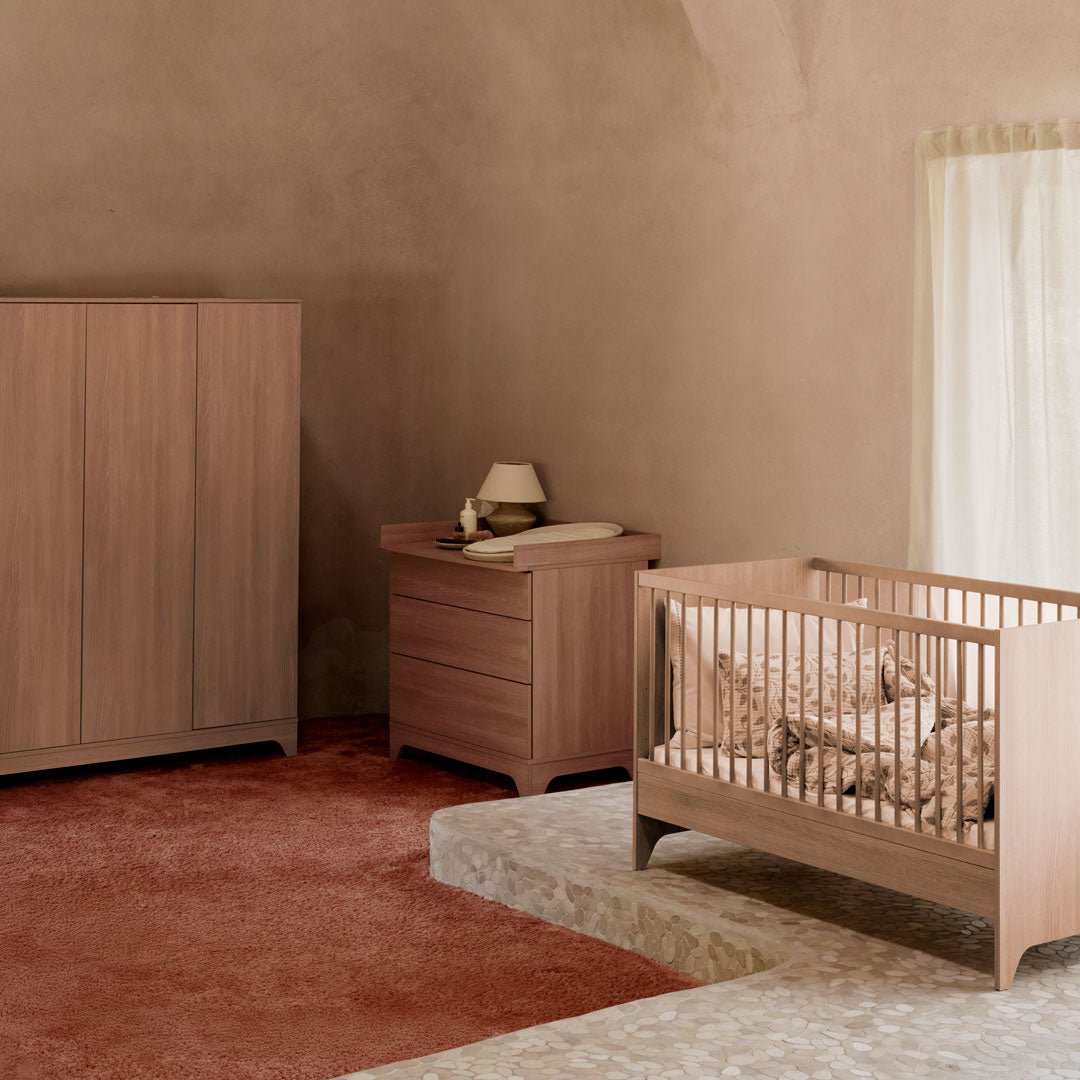 Kleiderschrank 3 - türig Tsugi - Honey Ash - little something