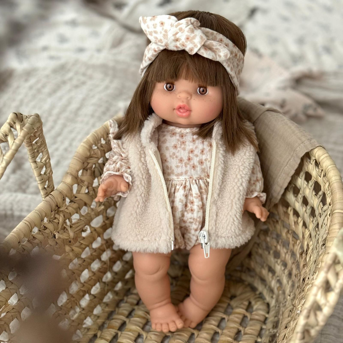 Puppenromper Musselin little flower - little something