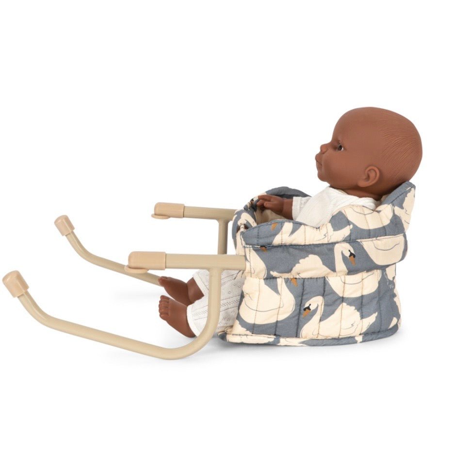 Puppensitz für den Tisch Schwan "Doll table chair" - little something