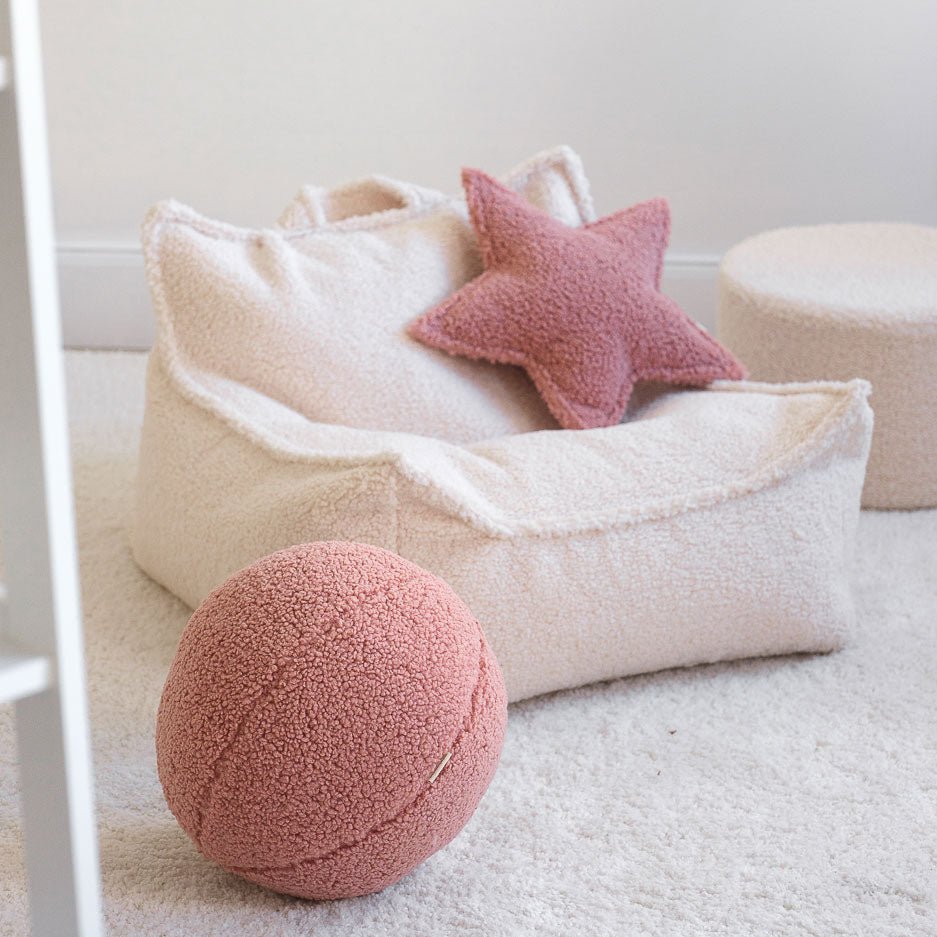 Sitzkissen Teddy "Beanbag Cream White" - little something