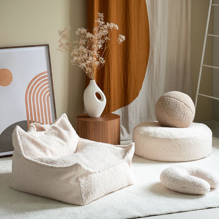 Sitzkissen Teddy "Beanbag Cream White" - little something