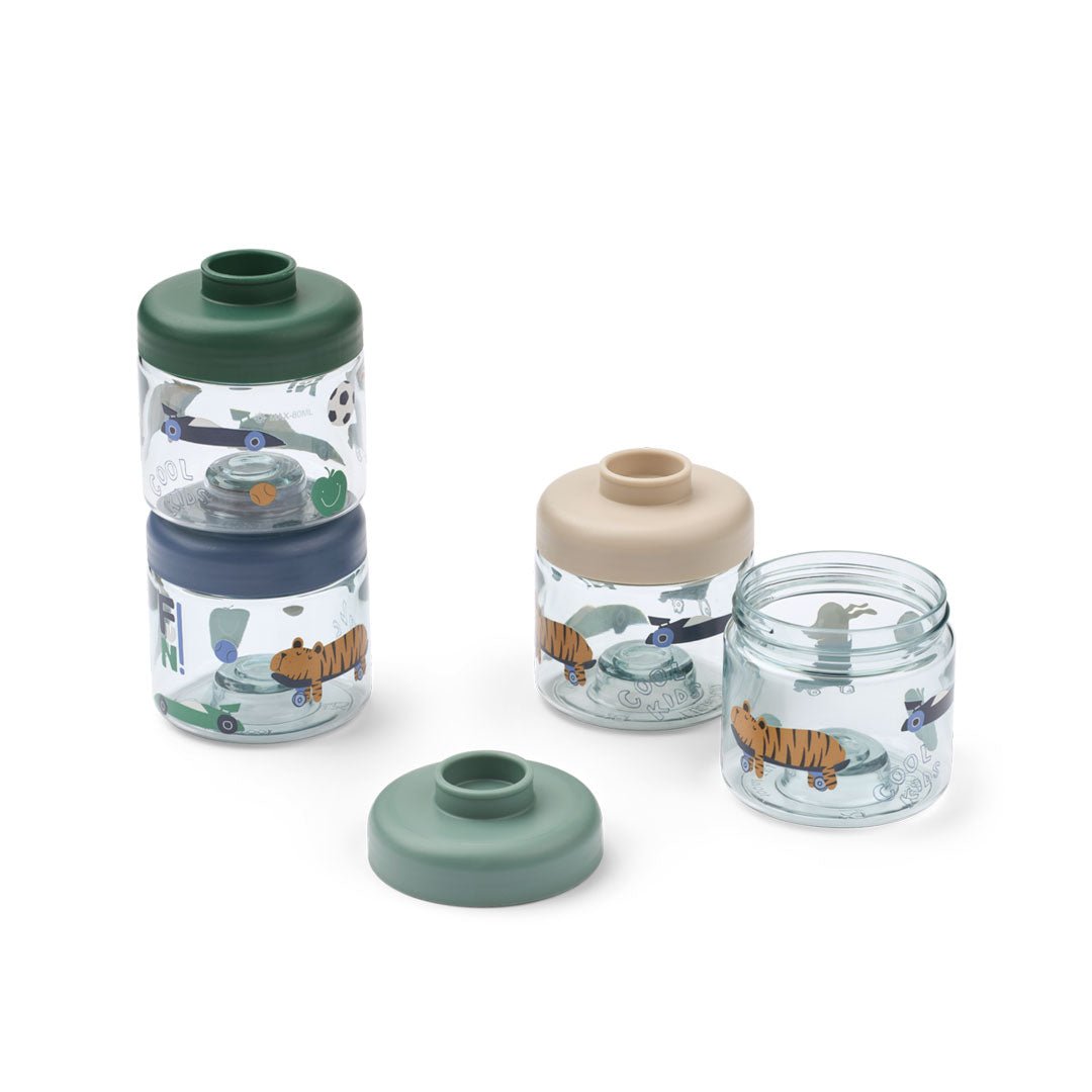 Snackbox "Dominique" Fun/Tiger - 4er Set - little something