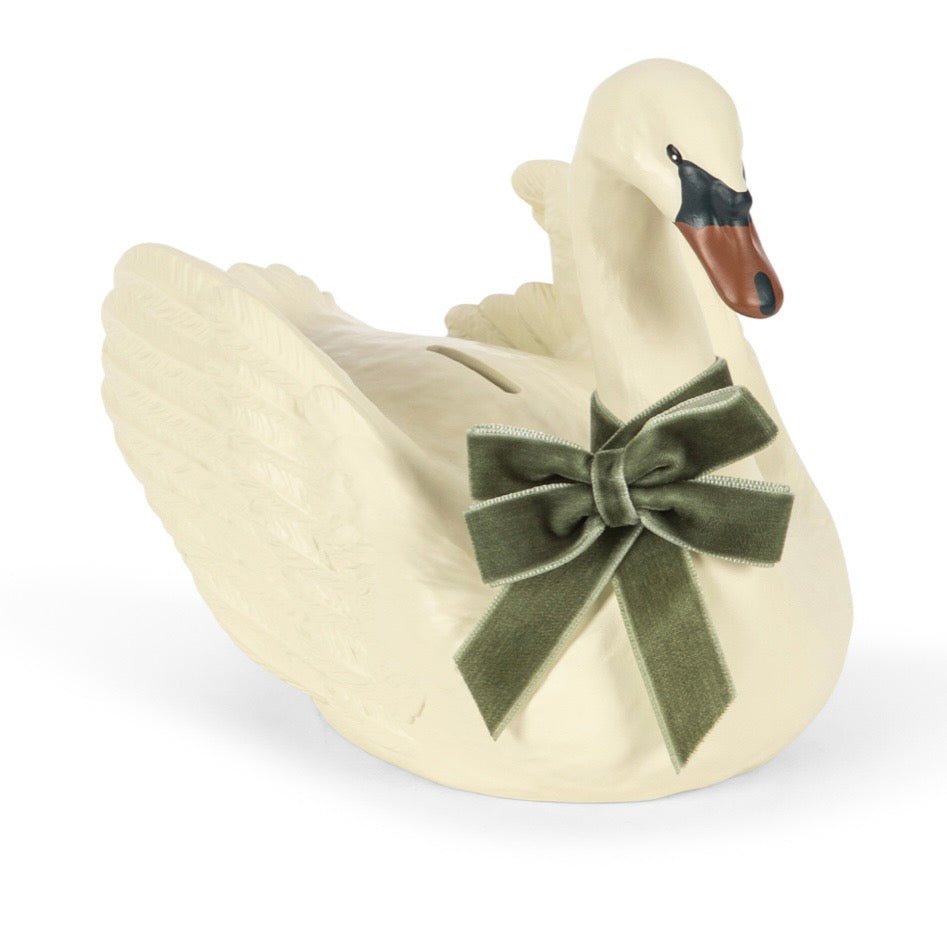 Spardose Schwan "Polyresin Money Bank Swan" - little something