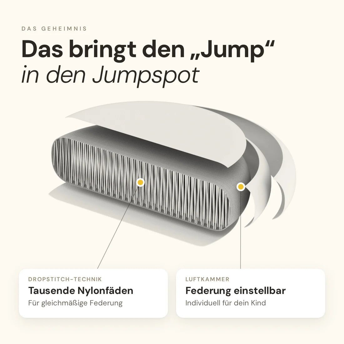 Springkissen Jumpspot beige - Indoor - little something