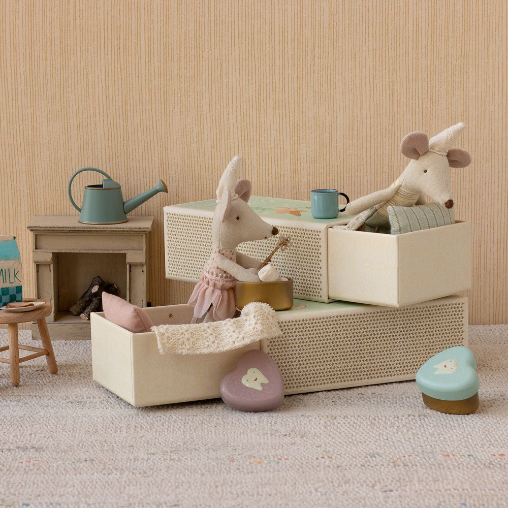 Zahnfee Maus, Kleine Schwester in Streichholzschachtel - little something