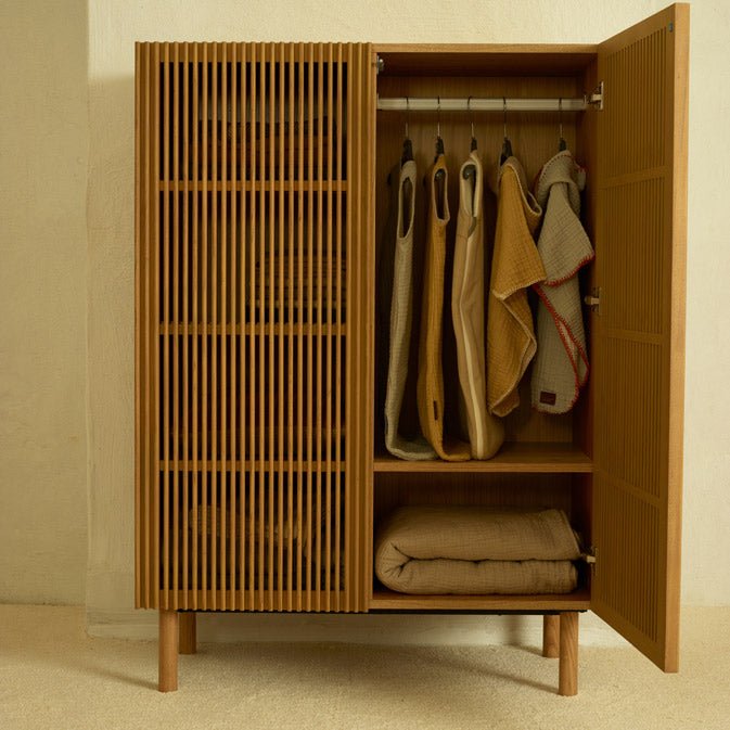 Kleiderschrank 2-türig Hai No Ki - Natural Ash - little something