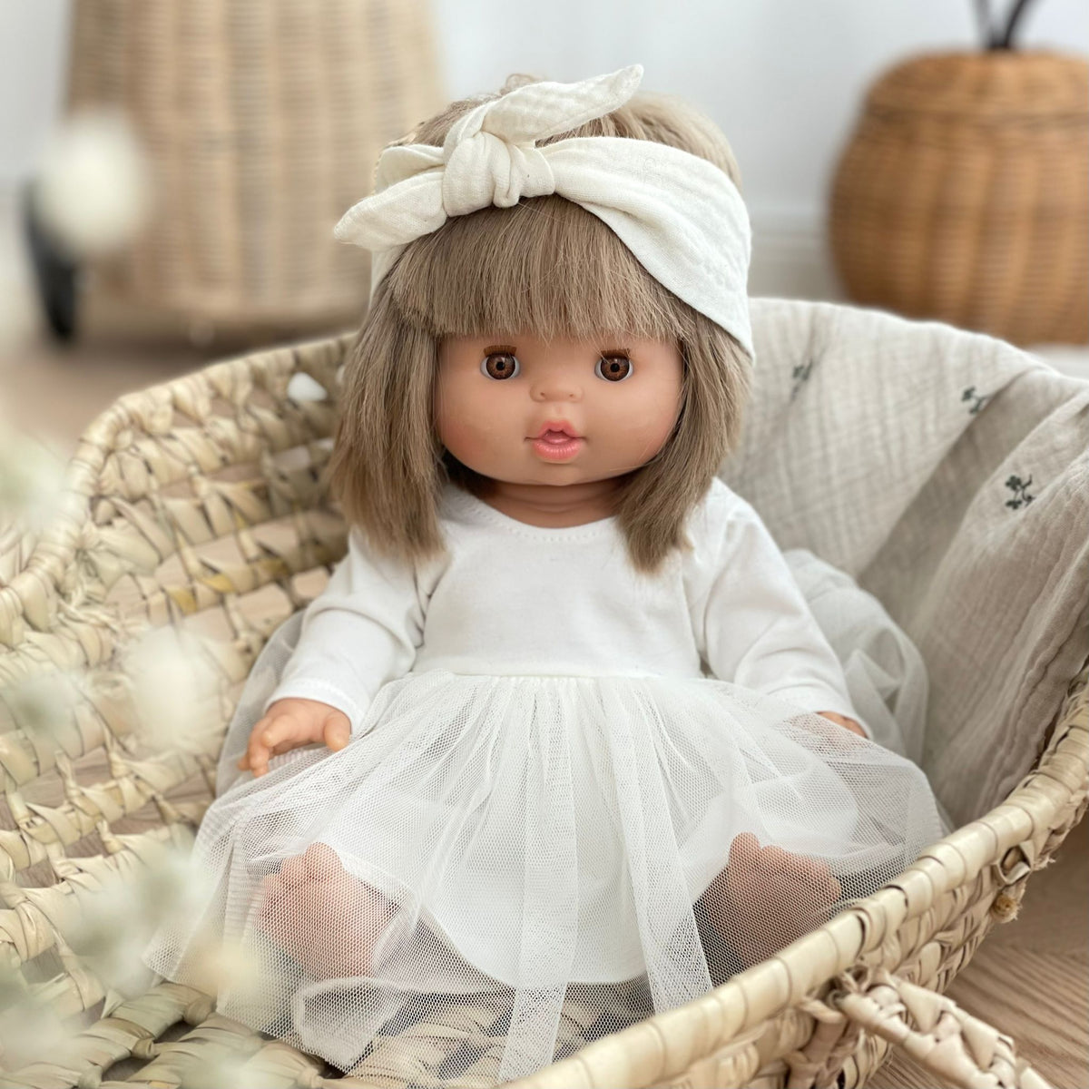 Puppenkleid Ballerina Tutu milky - little something