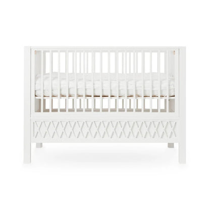 Babybett 60x120cm "Harlequin" White - little something