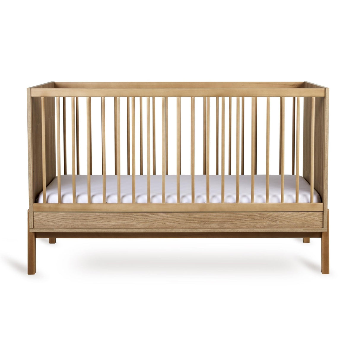Babybett Ashi - Honey Ash 140x70cm (inkl. Umbaumöglichkeit in ein Kinderbett 140x70cm) - little something