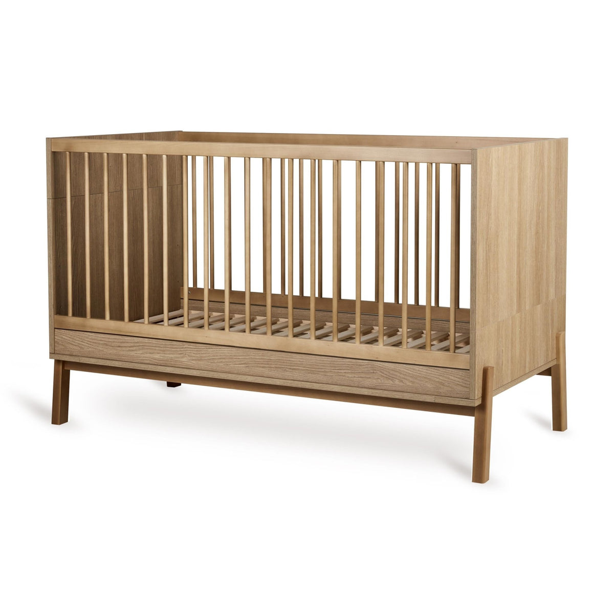 Babybett Ashi - Honey Ash 140x70cm (inkl. Umbaumöglichkeit in ein Kinderbett 140x70cm) - little something