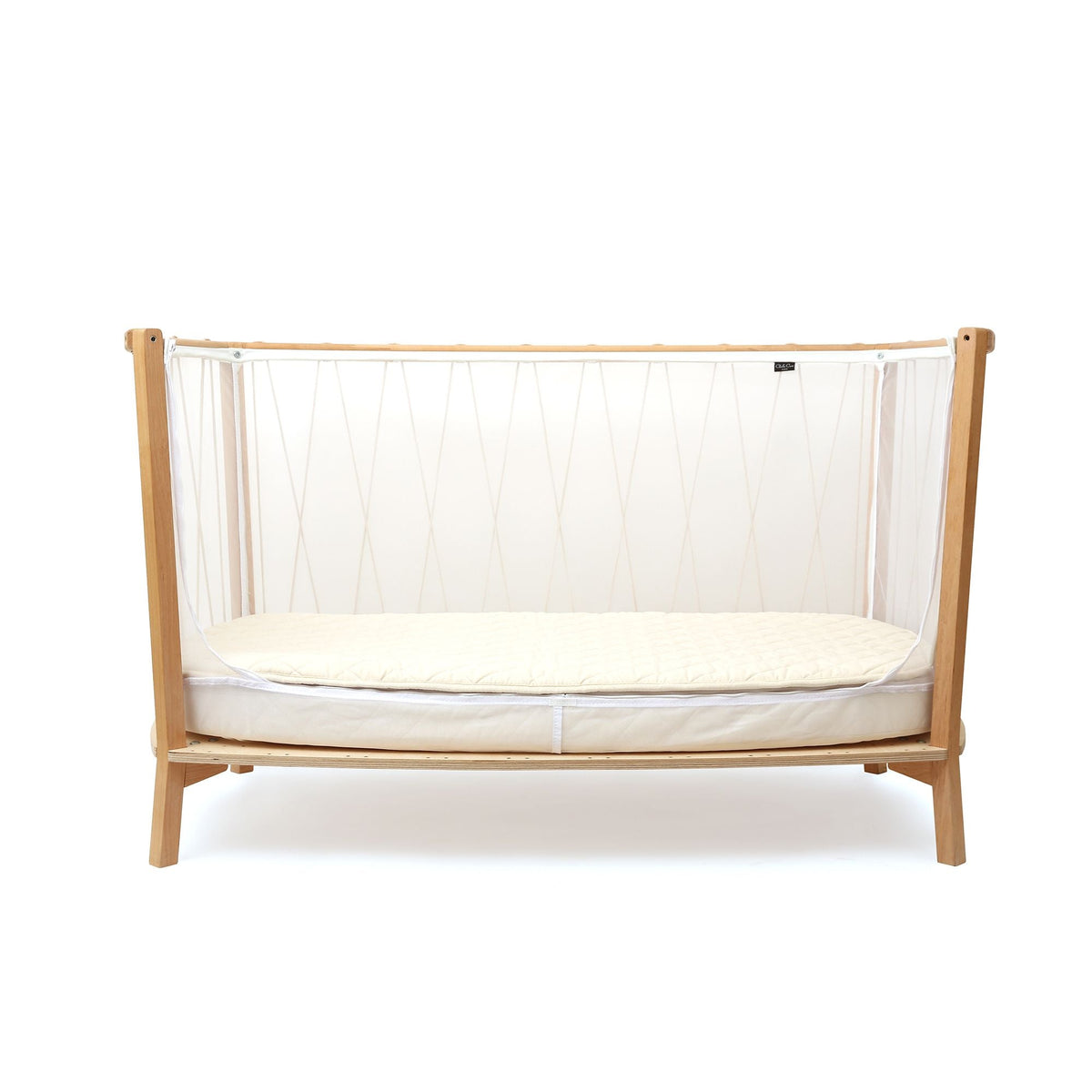 Babybett "KIMI" Rosenholz (umbaubar in ein offenes Babybett) - little something