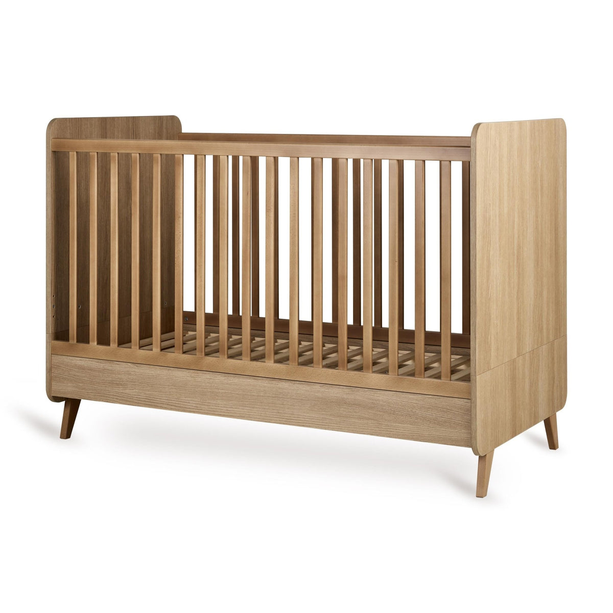 Babybett Loft - Honey Ash 140x70cm (inkl. Umbaumöglichkeit in ein Kinderbett 140x70cm) - little something