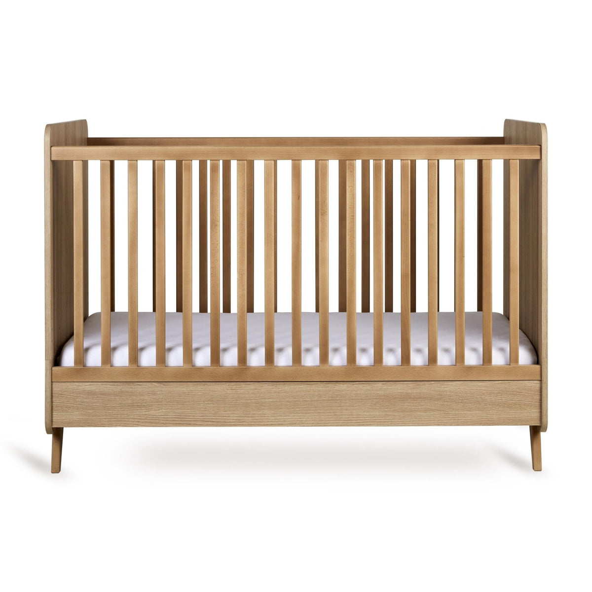 Babybett Loft - Honey Ash 140x70cm (inkl. Umbaumöglichkeit in ein Kinderbett 140x70cm) - little something