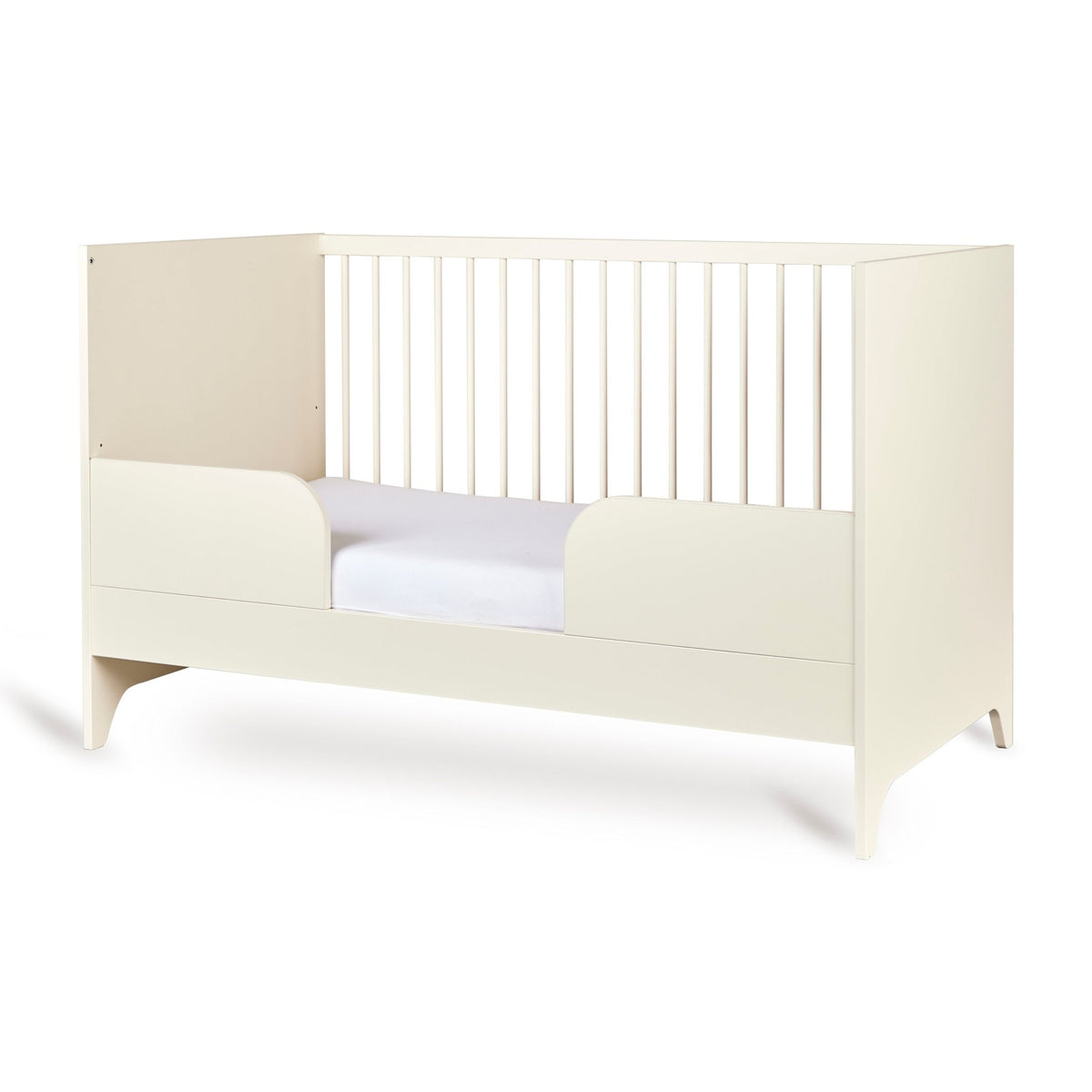 Babybett Tsugi - Butter 140x70cm (inkl. Umbaumöglichkeit in ein Kinderbett 140x70cm) - little something