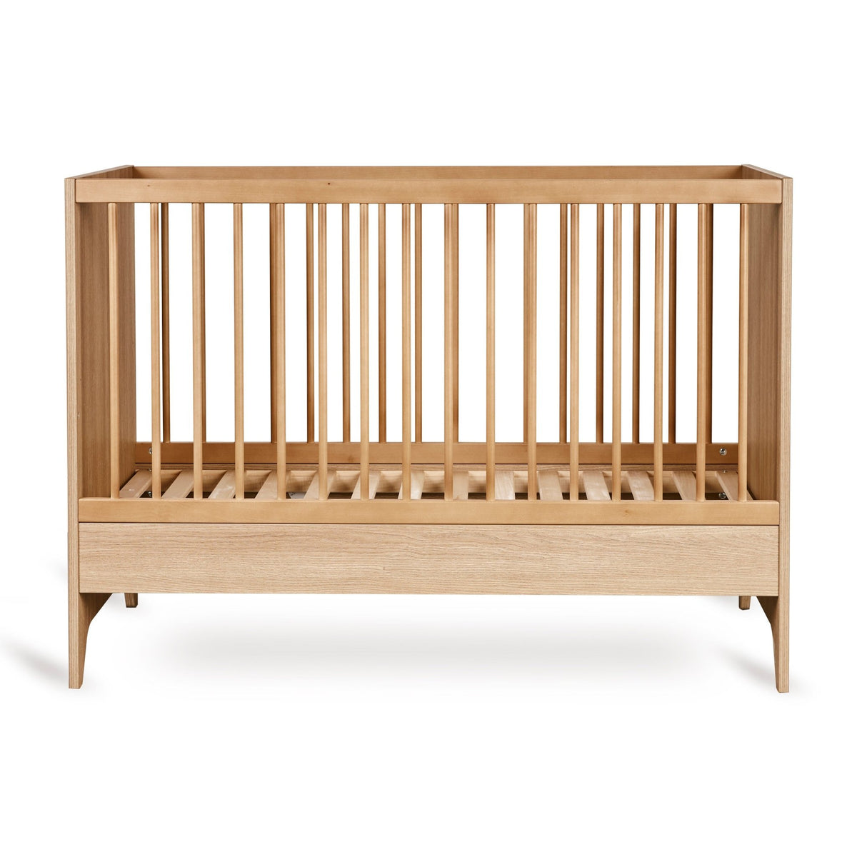 Babybett Tsugi - Honey Ash 120x60cm (inkl. Rausfallschutz)
