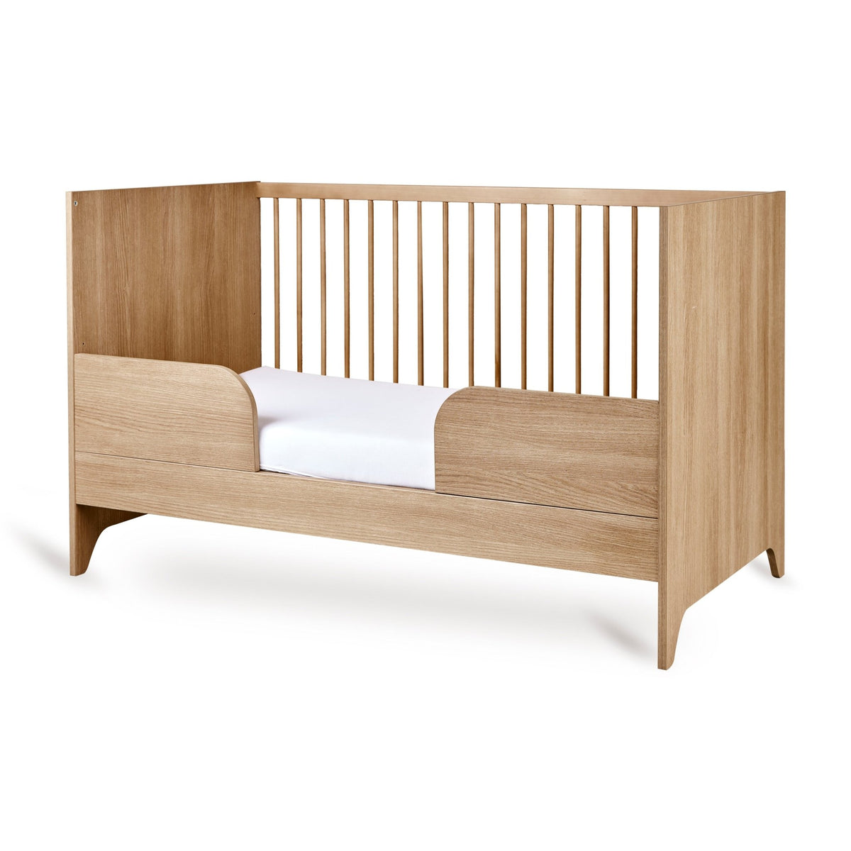 Babybett Tsugi - Honey Ash 140x70cm (inkl. Umbaumöglichkeit in ein Kinderbett 140x70cm) - little something