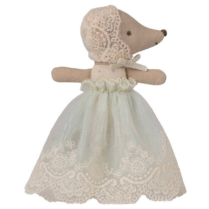Babymaus im Kleid - Mint - little something