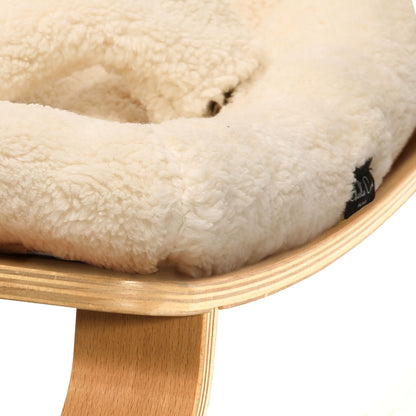 Babywippe "LEVO fur milk" Teddy ecru - little something