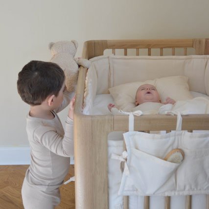 Bettumrandung Nestchen "Bed Bumper" - Light sand - little something