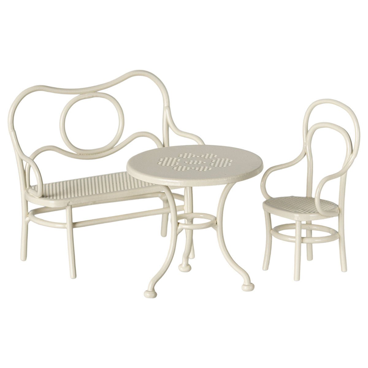 Café - Set, Maus, Klein - Cremefarben - little something