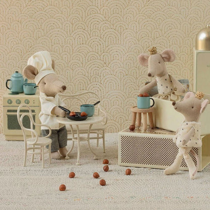 Café - Set, Maus, Klein - Cremefarben - little something