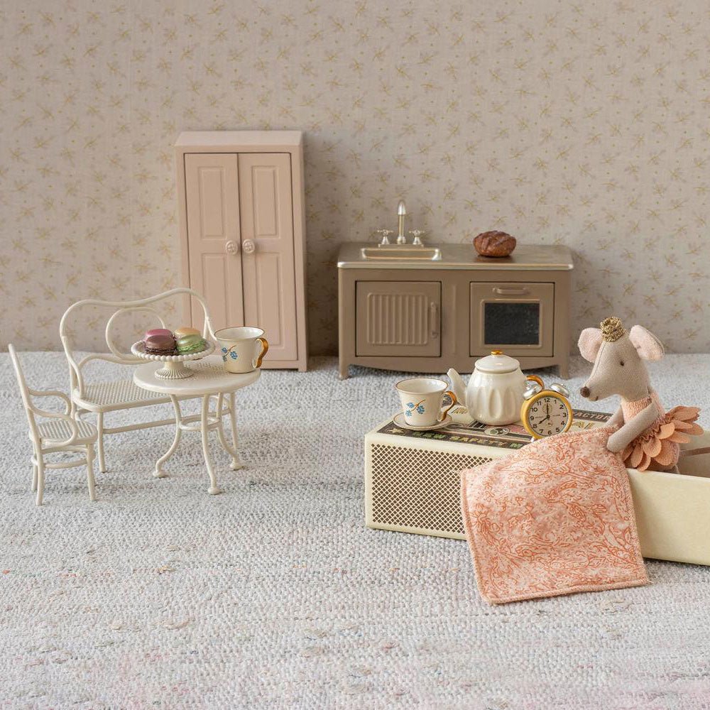 Café - Set, Maus, Klein - Cremefarben - little something