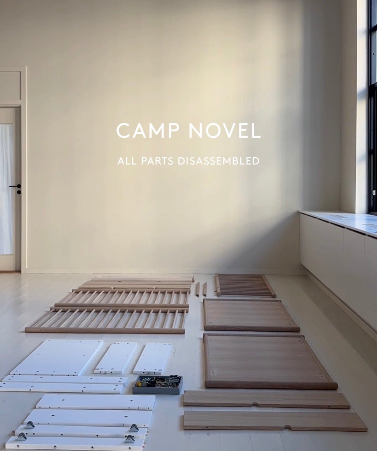 Camp Novel 2in1 Babybett 60x120cm &amp; Bett 120x200 cm, Eiche - little something
