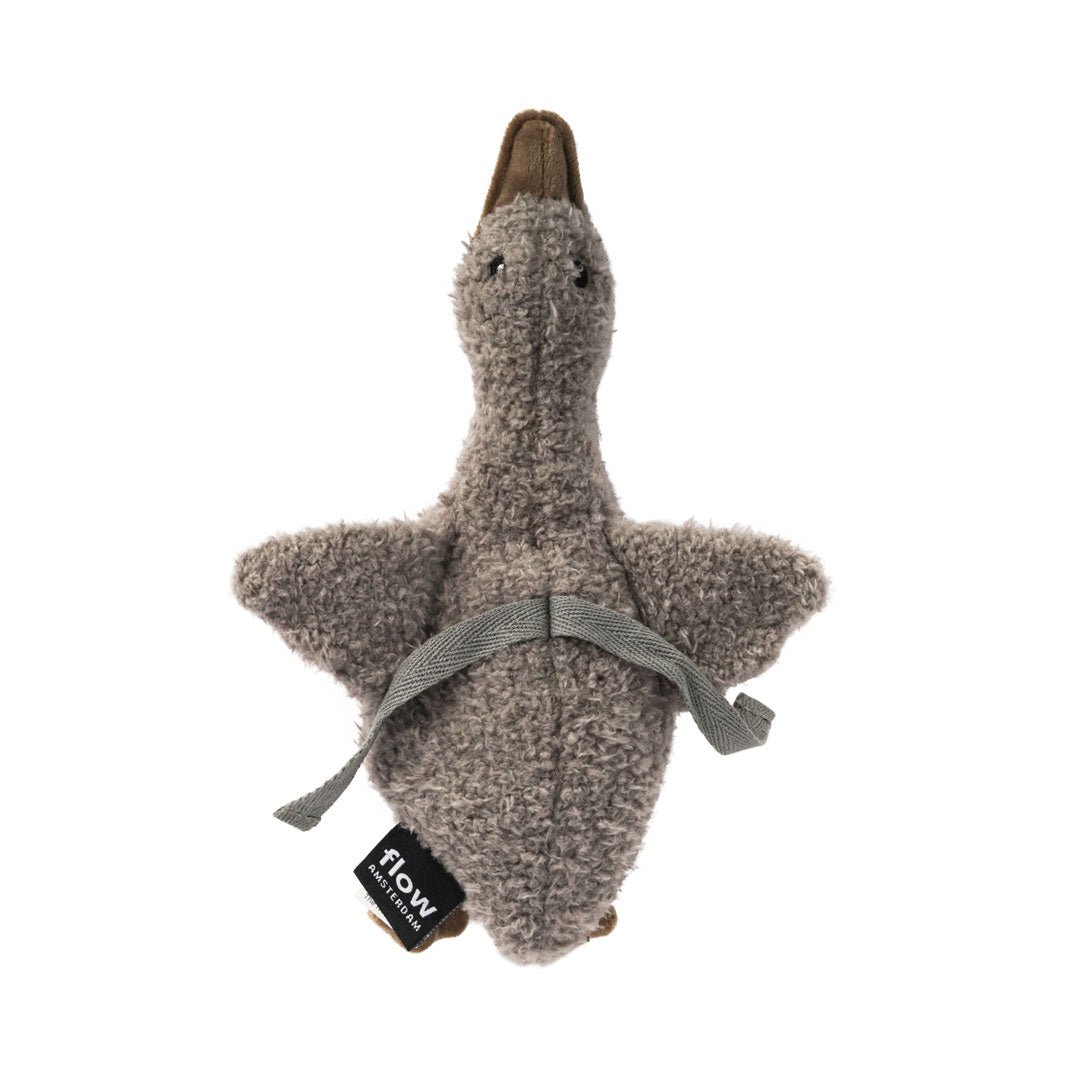 Einschlafhilfe &amp; Kuscheltier Gans inkl. Soundbox "Liva Comforter on the go" - Grau - little something