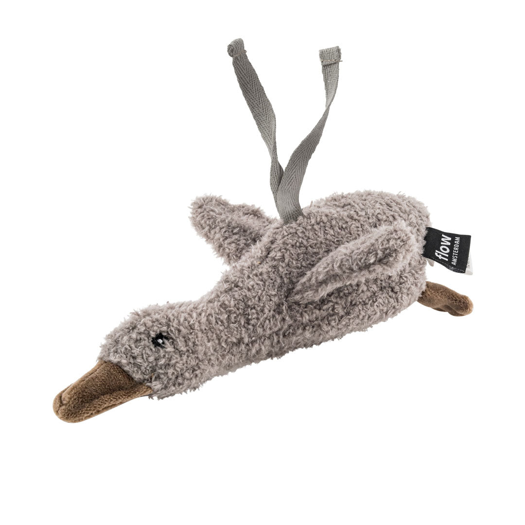 Einschlafhilfe &amp; Kuscheltier Gans inkl. Soundbox "Liva Comforter on the go" - Grau - little something
