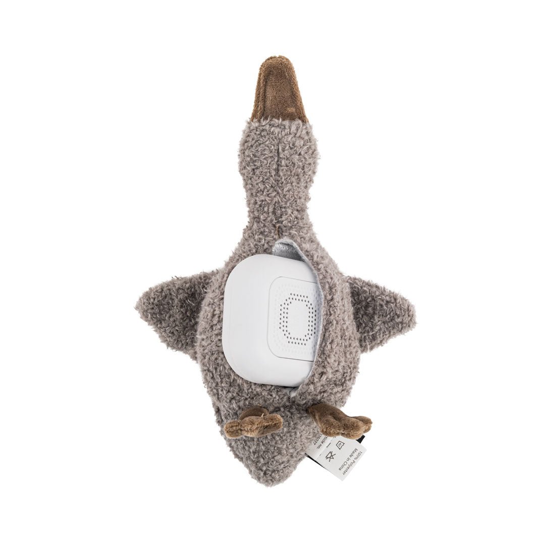 Einschlafhilfe &amp; Kuscheltier Gans inkl. Soundbox "Liva Comforter on the go" - Grau - little something