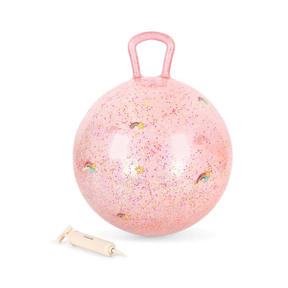Hüpfball Glitzer - Regenbogen - little something