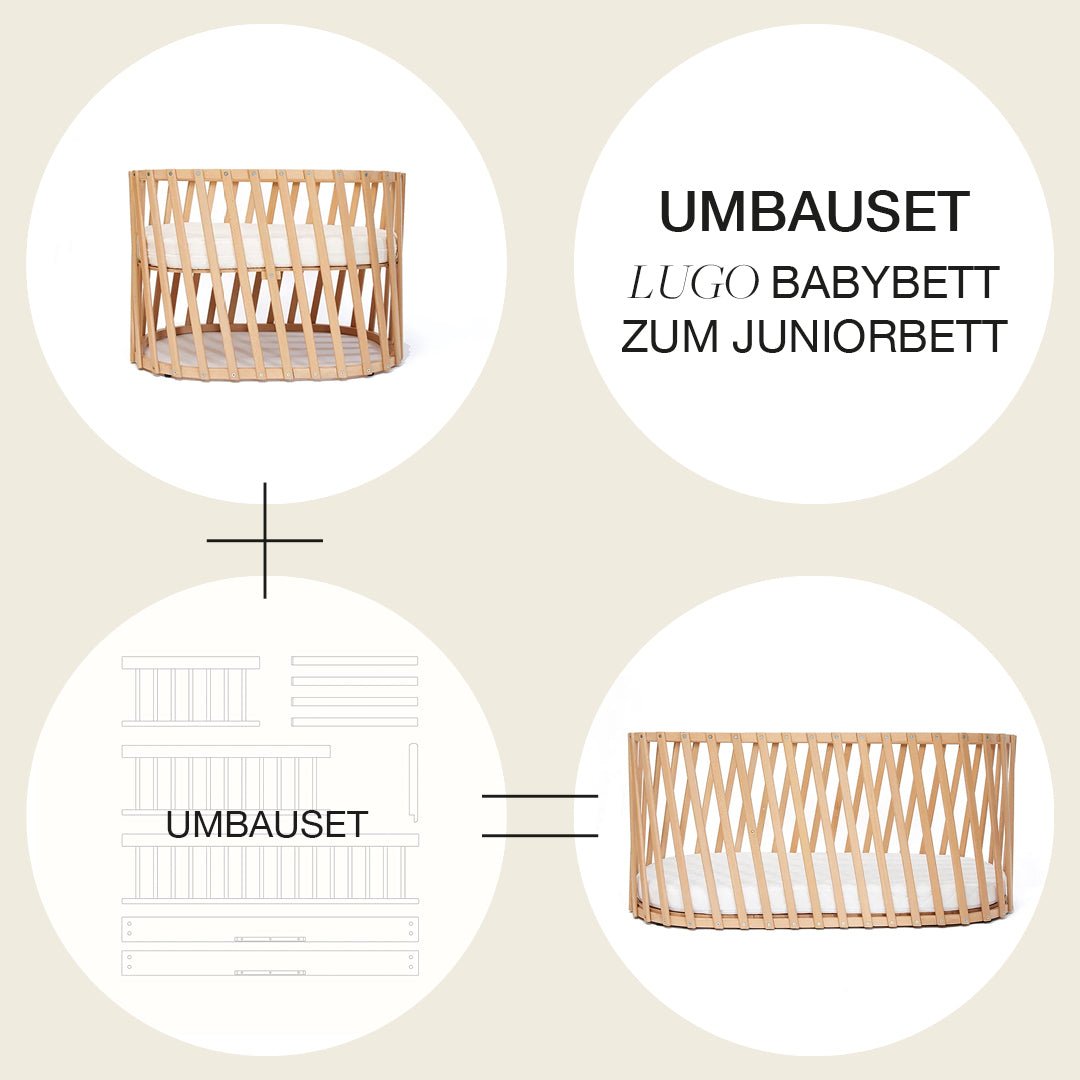 Juniorbett "LUGO" Erweiterungsset inkl. Matratze 70x140cm - little something
