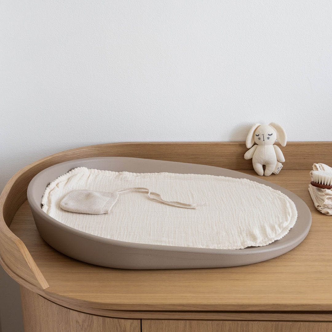 Kai Wickeltuch / Wickelunterlage 2er Set - Warm Sand - little something