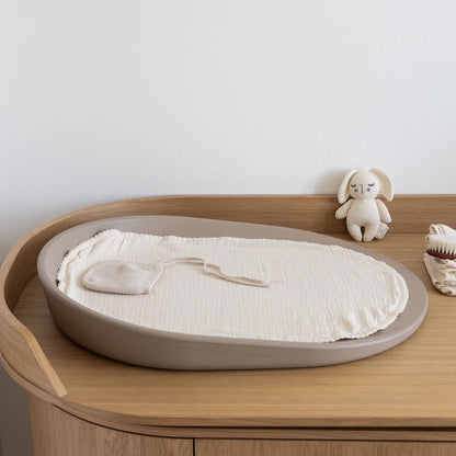 Kai Wickeltuch / Wickelunterlage 2er Set - Warm Sand - little something