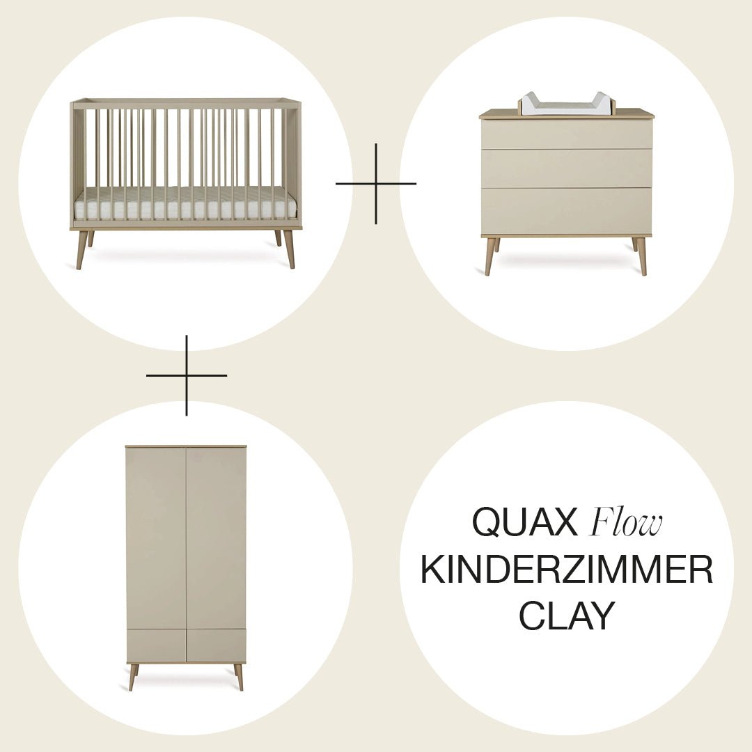 Kinderzimmer-Set Quax "Flow" - Clay 120x60cm