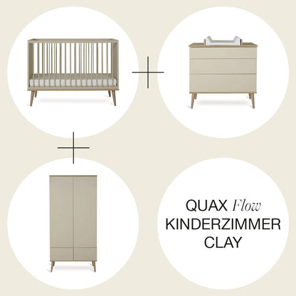 Kinderzimmer-Set Quax "Flow" - Clay 120x60cm