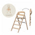 KLAPP Faltbarer Hochstuhl - Eiche natur - Baby Bundle II (inkl Kissen & Gurte) - desert sand - little something