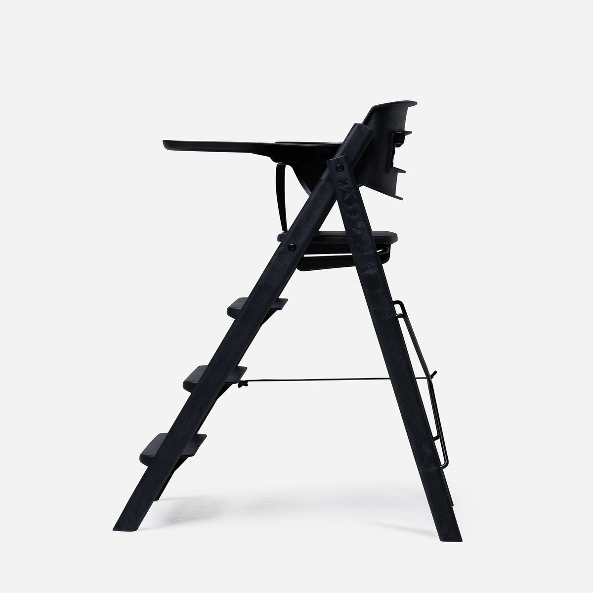 KLAPP Faltbarer Hochstuhl - Eiche schwarz - Baby Bundle I (Sicherheitsbügel &amp; Tablett) - little something