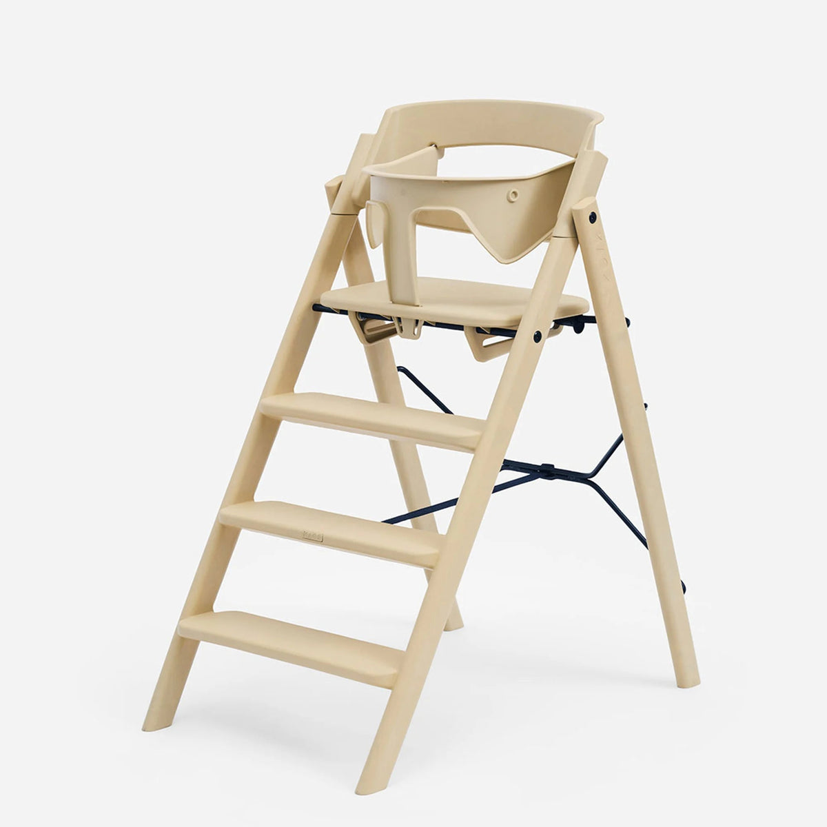 KLAPP Faltbarer Hochstuhl - recycelt desert sand - Baby Bundle II (Kissen &amp; Gurte) - little something