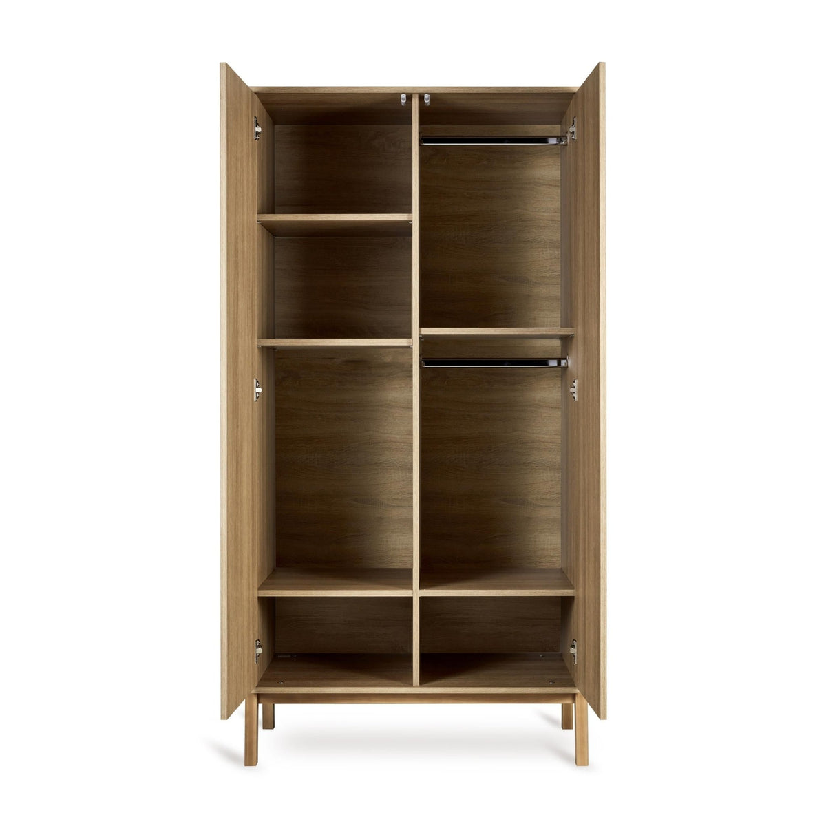 Kleiderschrank 2 - türig Ashi - Honey Ash - little something