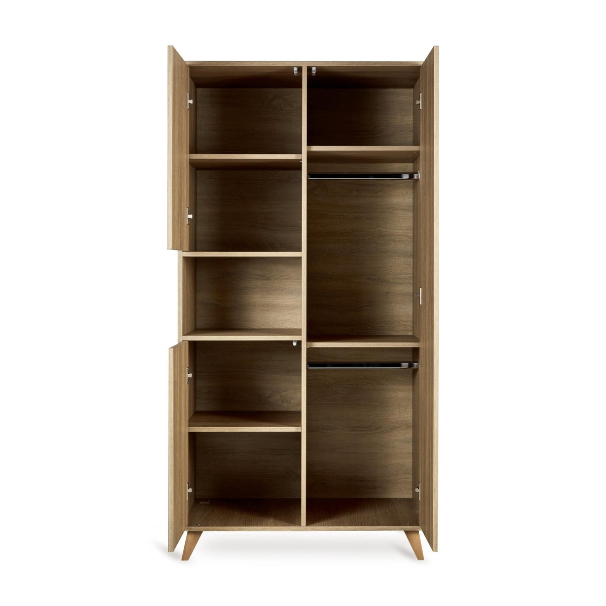 Kleiderschrank 3 - türig Loft - Honey Ash - little something