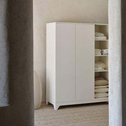 Kleiderschrank 3 - türig Tsugi - Butter - little something