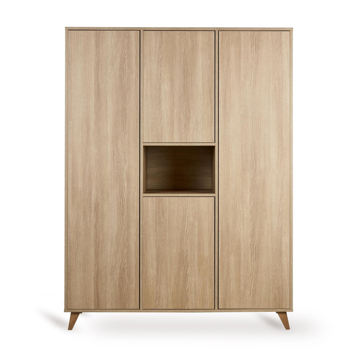 Kleiderschrank 4 - türig Loft - Honey Ash - little something