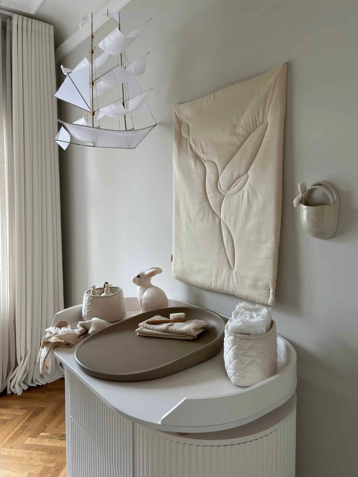 Krabbeldecke / Wandteppich dragonfly creme / vanille - little something