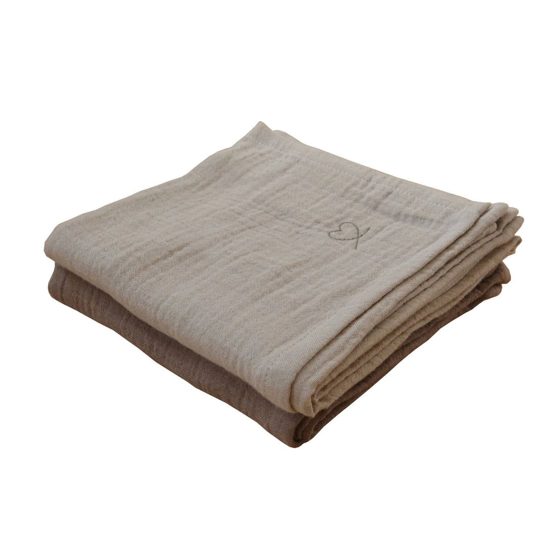 Musselin Tuch 2er Set - Clay/ Earth - little something